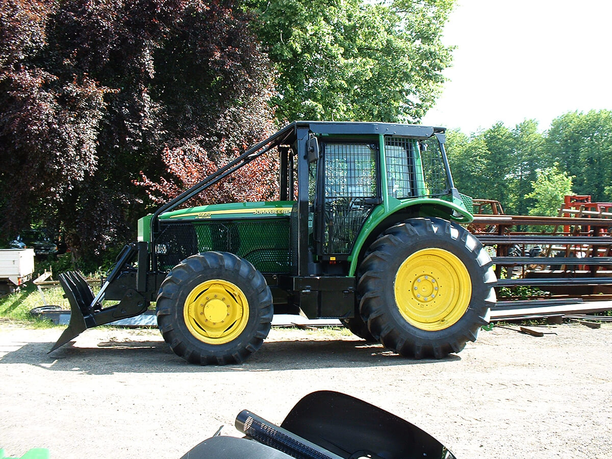 tracteur forestier landes